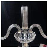 Crystal Clear Industries Romantica 16in 3-Light Candelabra - Missing One Piece -Comes as Is.