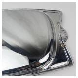 Milbern Creations Vintage Chrome Serving Tray with Decorative Handles (1960s)