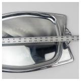 Milbern Creations Vintage Chrome Serving Tray with Decorative Handles (1960s)