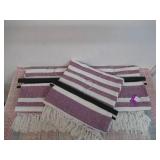 Decorative Throw Blankets  50in x 60in  (set of 3)