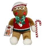 Vintage 1990 Set of Target Christmas Gingerbread Girl Stuffed Plush Dolls