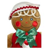 Vintage 1990 Set of Target Christmas Gingerbread Girl Stuffed Plush Dolls