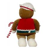 Vintage 1990 Set of Target Christmas Gingerbread Girl Stuffed Plush Dolls
