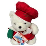 Vintage 1991 Dayton Hudson Santa Bear Plush Toy Chef