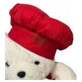 Vintage 1991 Dayton Hudson Santa Bear Plush Toy Chef