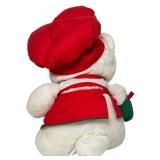 Vintage 1991 Dayton Hudson Santa Bear Plush Toy Chef