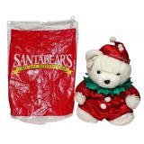 Vintage 1994 Dayton Hudson "Santa Bear" Plush Toy Bear