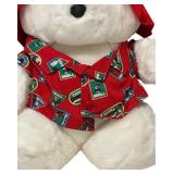 Vintage 1993 Santa Bear from Dayton Hudson "World Traveler" Santa Bear
