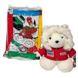 Vintage 1989 Dayton Hudson Santa Bear Plush Toy "Polar Explorer"