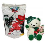 Vintage 1988 Kmart "Our Christmas Bear" Plush Toy