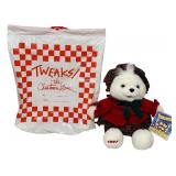 Vintage 1993 Kmart Christmas Teddy Bear Commemorating the 150th Anniversary of Charles Dickens