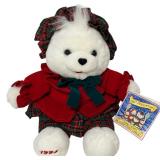 Vintage 1993 Kmart Christmas Teddy Bear Commemorating the 150th Anniversary of Charles Dickens