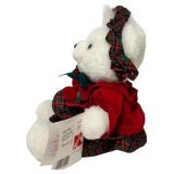 Vintage 1993 Kmart Christmas Teddy Bear Commemorating the 150th Anniversary of Charles Dickens