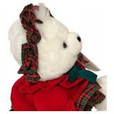 Vintage 1993 Kmart Christmas Teddy Bear Commemorating the 150th Anniversary of Charles Dickens