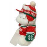 Vintage 1992 Dayton Hudson Santa Bear Plush Toy “Music Santa Bear