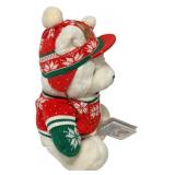 Vintage 1992 Dayton Hudson Santa Bear Plush Toy “Music Santa Bear