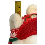 Vintage 1992 Dayton Hudson Santa Bear Plush Toy “Music Santa Bear