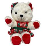 Vintage 1990 Kmart Christmas Teddy Bear