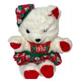 Vintage 1990 Kmart Christmas Teddy Bear