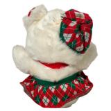 Vintage 1990 Kmart Christmas Teddy Bear