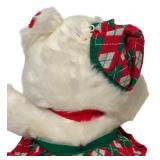 Vintage 1990 Kmart Christmas Teddy Bear