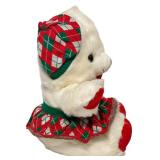 Vintage 1990 Kmart Christmas Teddy Bear