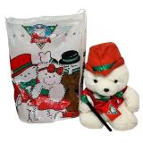 Vintage 1993 Kmart Christmas Carol Teddy Bear