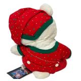 Vintage 1990 Santa Bear  "Sweet Dreams in Dreamland" Plush Toy Bear
