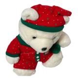Vintage 1990 Santa Bear  "Sweet Dreams in Dreamland" Plush Toy Bear