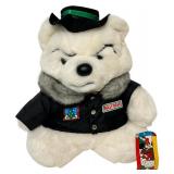 vintage 1989 Dayton Hudson "Bully Bear" Christmas plush