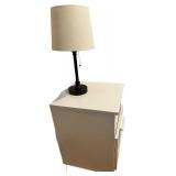 IKEA BRIMNES Nightstand with Lamp
