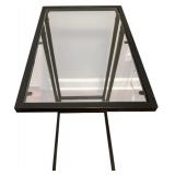 Glass C-Table with Lamp