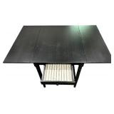 IKEA INGATORP Drop-Leaf Table; Brown-Black ***