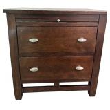 Nightstand-2-Drawers With Pull-Out Shelf by Westside