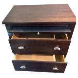 Nightstand-2-Drawers With Pull-Out Shelf by Westside