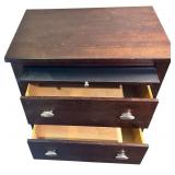 Nightstand-2-Drawers With Pull-Out Shelf by Westside