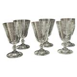 Lucca Cafe Goblets - Qty 6 | 6" tall, 3"D