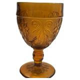 Amber Water Goblet - Qty 1 - 6 3/8"T, 3 1/8"D, Medium | Tray F