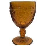 Amber Water Goblet - Qty 1 - 6 3/8"T, 3 1/8"D, Medium | Tray F