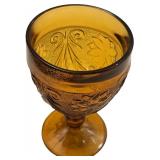 Amber Water Goblet - Qty 1 - 6 3/8"T, 3 1/8"D, Medium | Tray F