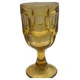Amber Water Goblet - Small - Qty 1 - 5 1/2"T, 3 1/4"D | Tray F