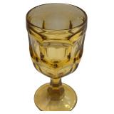 Amber Water Goblet - Small - Qty 1 - 5 1/2"T, 3 1/4"D | Tray F