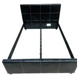 Full/Double | BRAND NEW | Black Platform Slatted Bed Frame Set