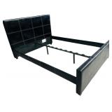 Full/Double | BRAND NEW | Black Platform Slatted Bed Frame Set