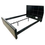 Full/Double | BRAND NEW | Black Platform Slatted Bed Frame Set