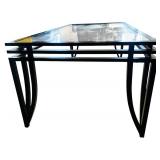 Ashley Furniture Black Glass Coffee Table 48" X 24" X 17 3/4"