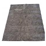 RUG: Dark Brown Rug | 70" X 53 1/2"