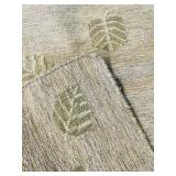 RUG: Safavieh Berkeley Collection Hand-Tufted Sage Green Botanical Wool Rug | 93" X 60"