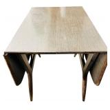 Vintage Mid Century Drop Leaf Table **