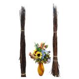 Floral Home Decor Bundle | Vase, Flowers, Twigs